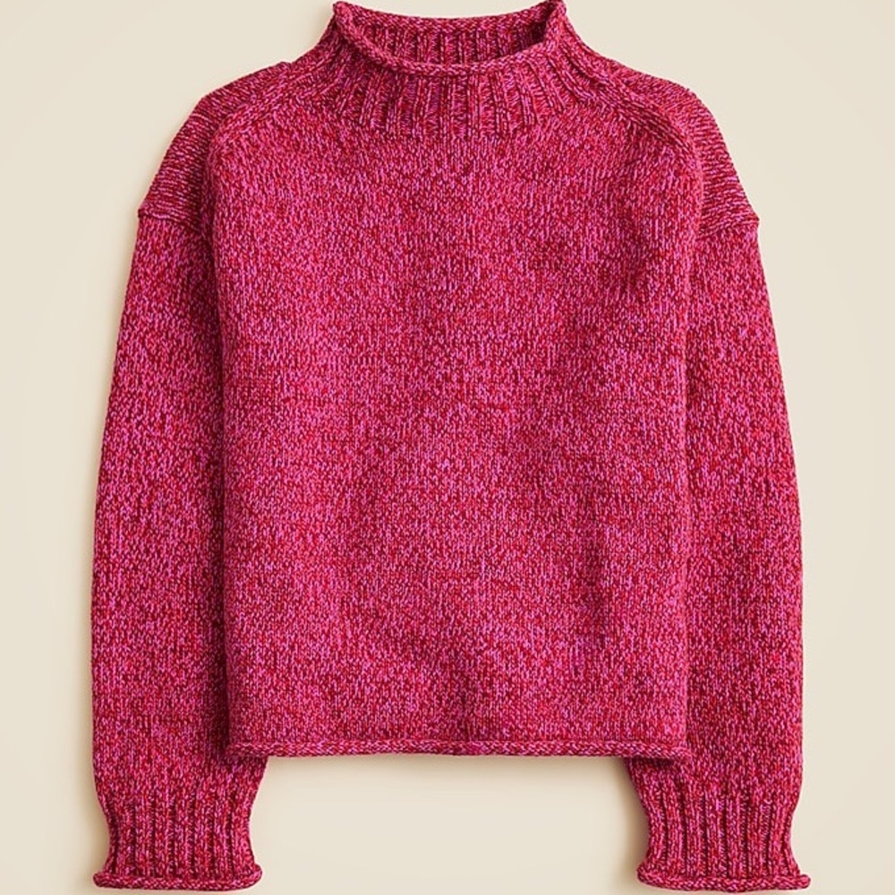 J. Crew Marled Rollneck Sweater